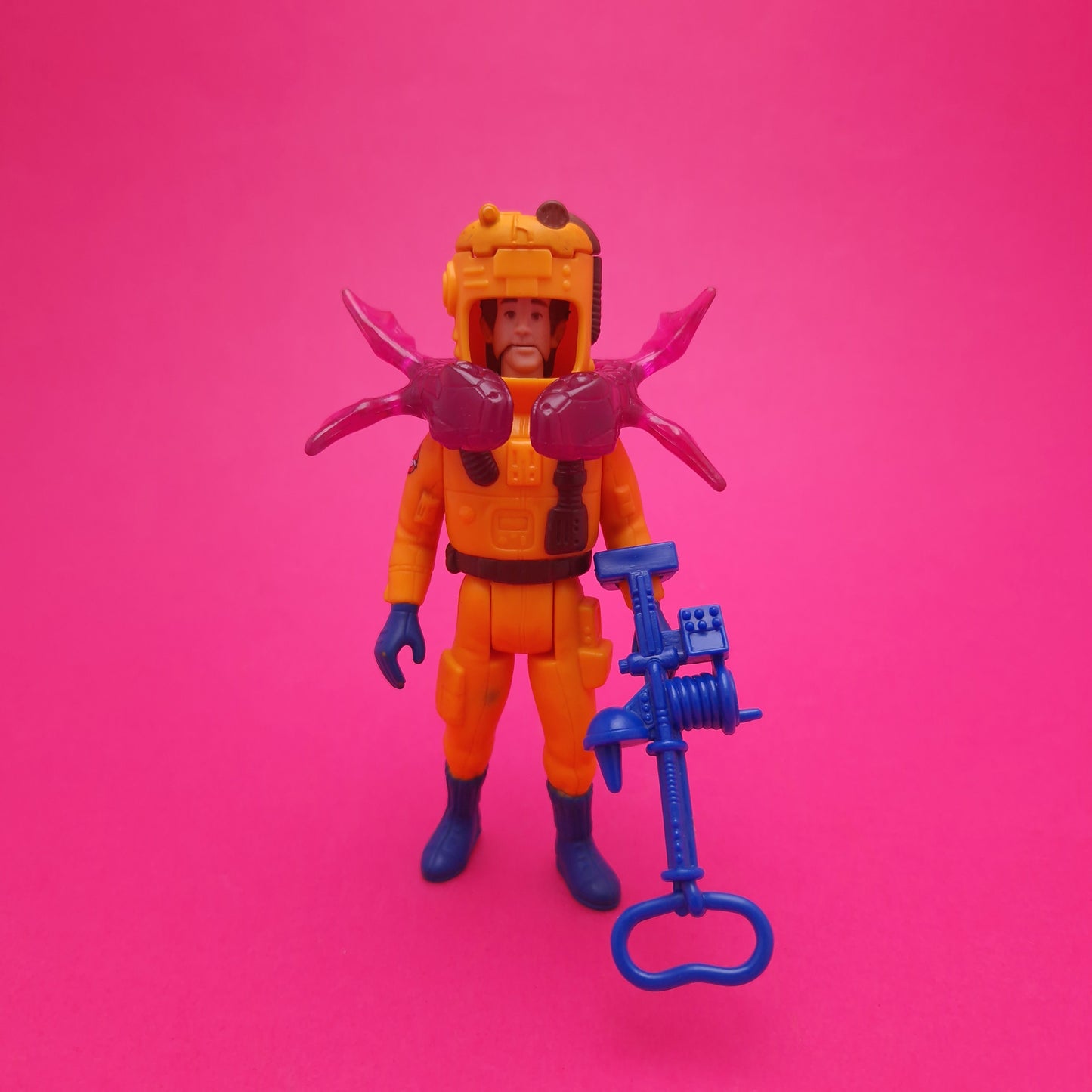 GHOSTBUSTERS ☆ PETER VENKMAN SUPER FRIGHT FEATURES Vintage Figure ☆ Loose 80s Kenner