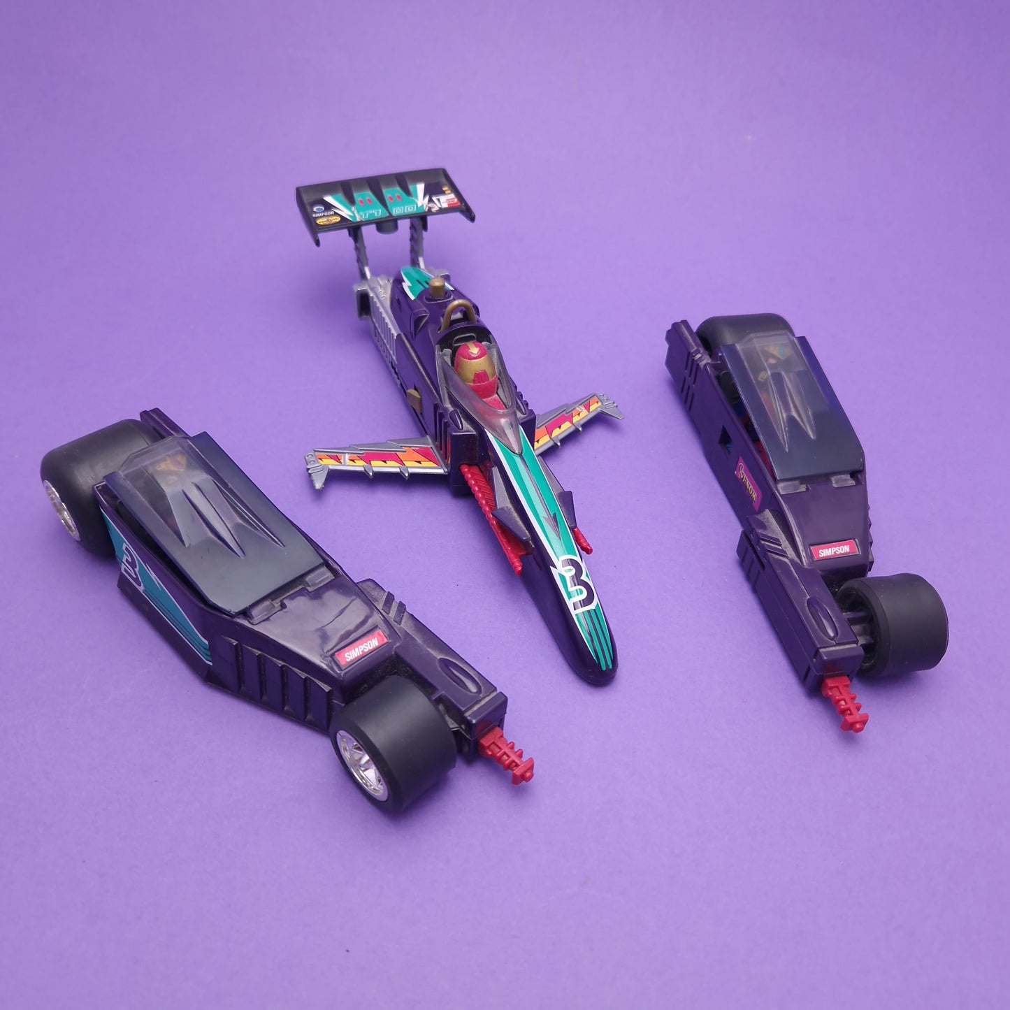 M.A.S.K ☆ BUZZARD MILES & MAX MAYHEM Complete Vintage Figure Vehicle ☆ MASK Kenner 80s Loose