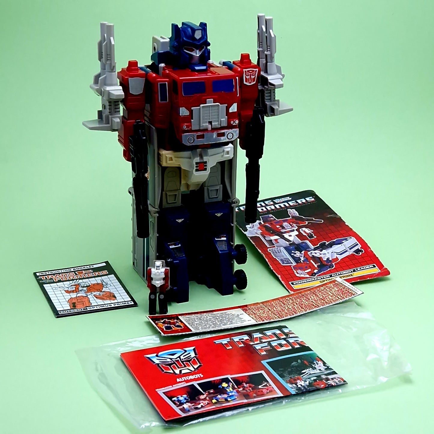 TRANSFORMERS G1 ☆ POWERMASTER OPTIMUS PRIME Figure ☆ 1988 Robot Vintage Hasbro