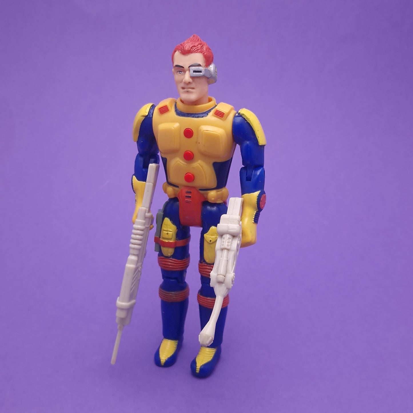 VOICE SQUAD ☆ TIGER CHIEF Vintage Action Figure ☆ 1991 Loose Toy Island