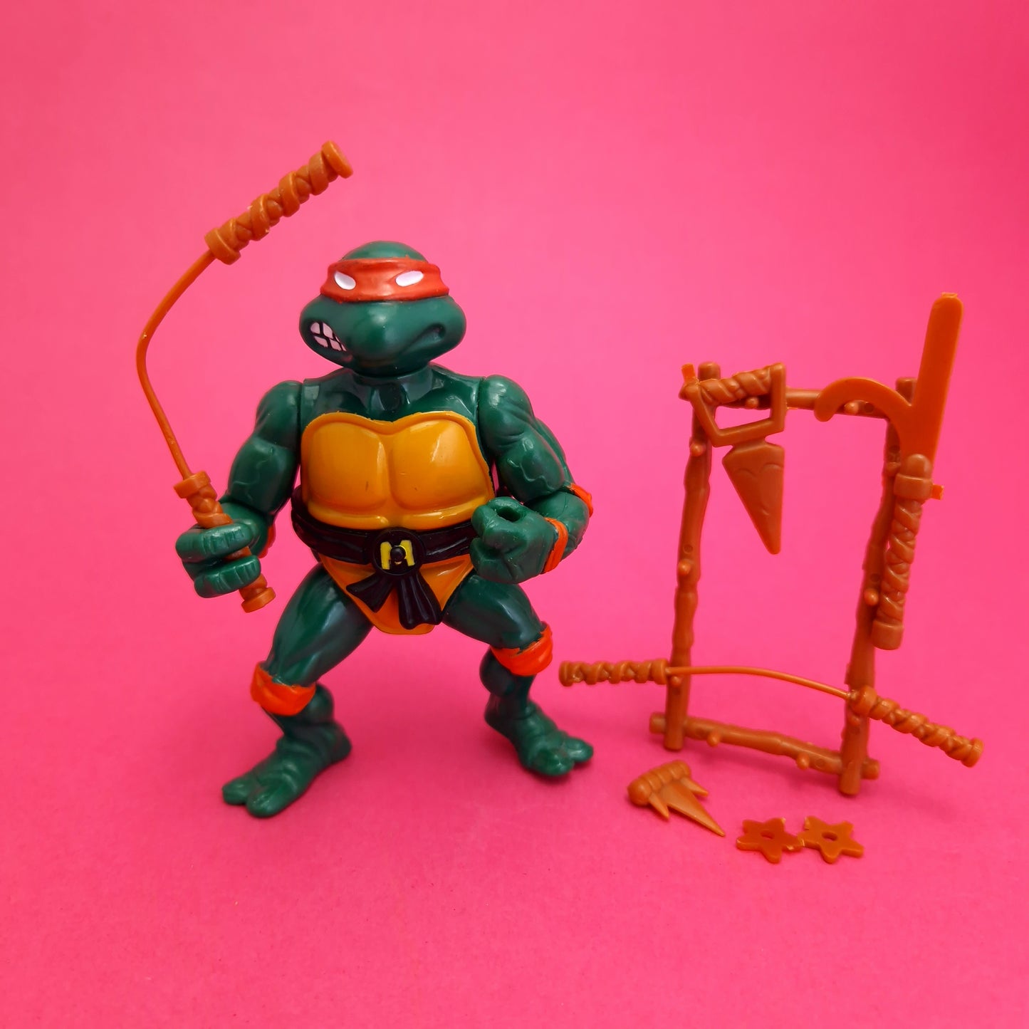 TEENAGE MUTANT NINJA TURTLES ☆ MICHAELANGEO Vintage Action Figure ☆ Loose