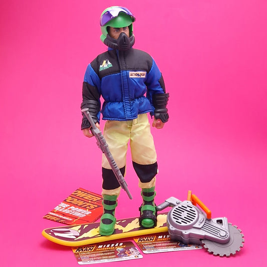 ACTION MAN ☆ SNOWBOARD RAIDER Figure Doll ☆ Vintage HASBRO Loose 90's