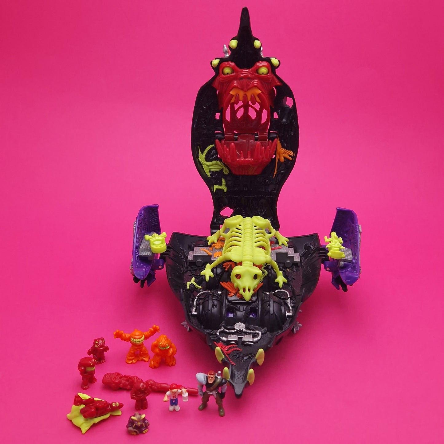 MIGHTY MAX ☆ Defies the Dread Star TERROR TALONS Vintage Playset ☆ Loose