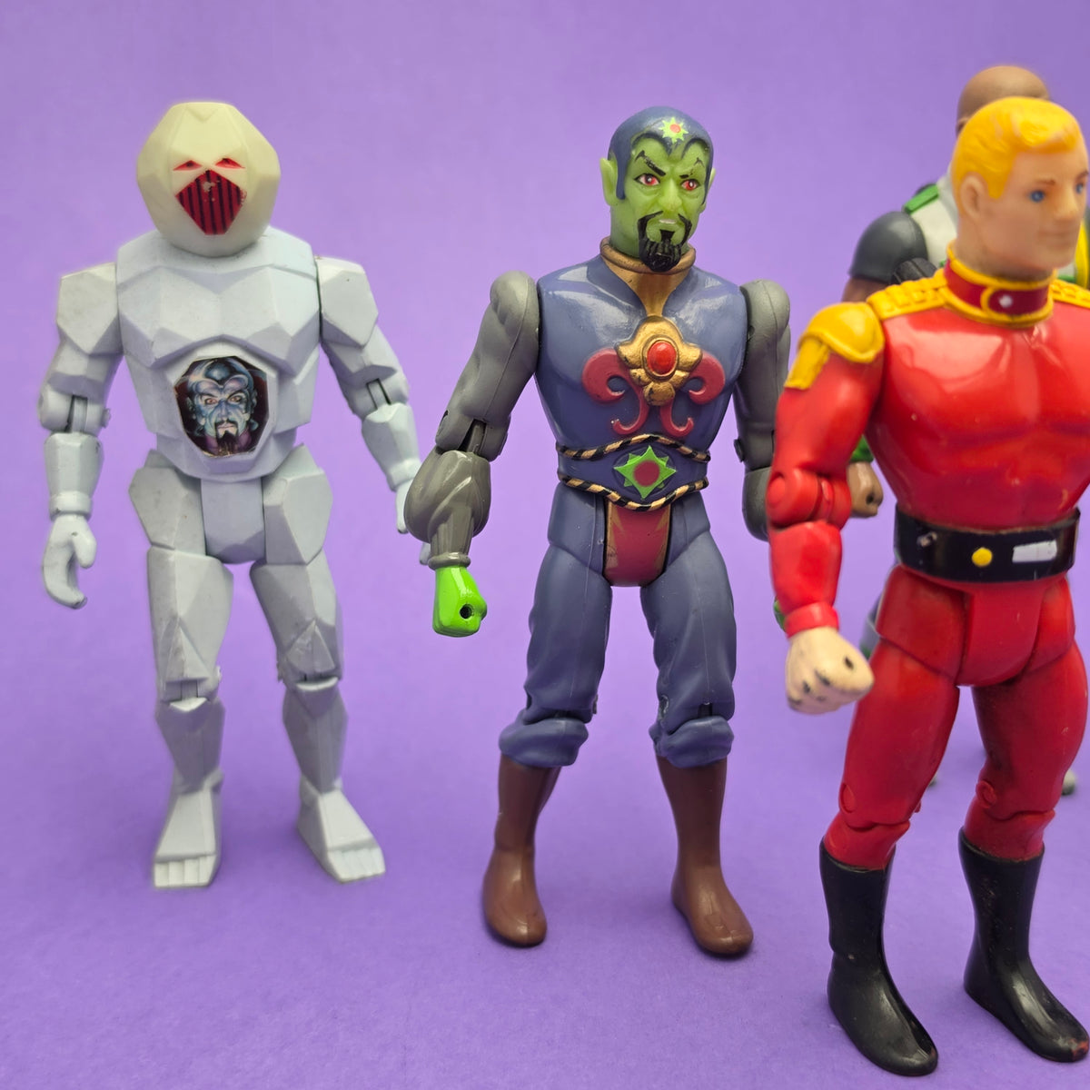 DEFENDERS OF THE EARTH ☆ FLASH GORDON PHANTOM Bundle Vintage Figure ☆ 1985 Loose