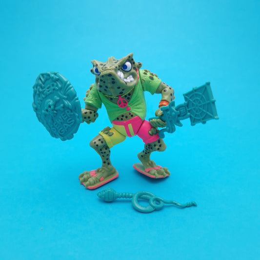 TEENAGE MUTANT NINJA TURTLES ☆ NAPOLEON BONAFROG Vintage Action Figure ☆ 90s Loose