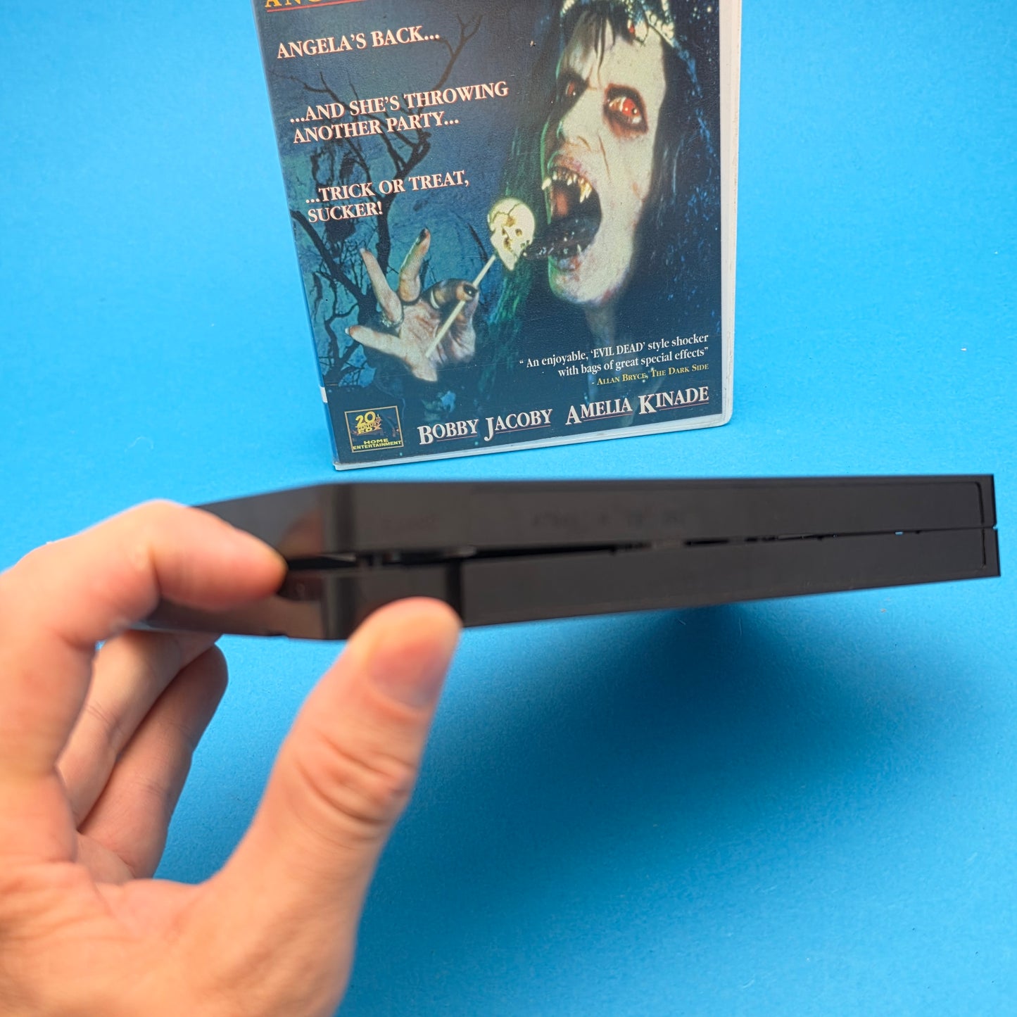 VHS Video ☆ NIGHT OF DEMONS ANGELAS REVENGE ☆ 18 Cert Big Box Ex Rental Vintage