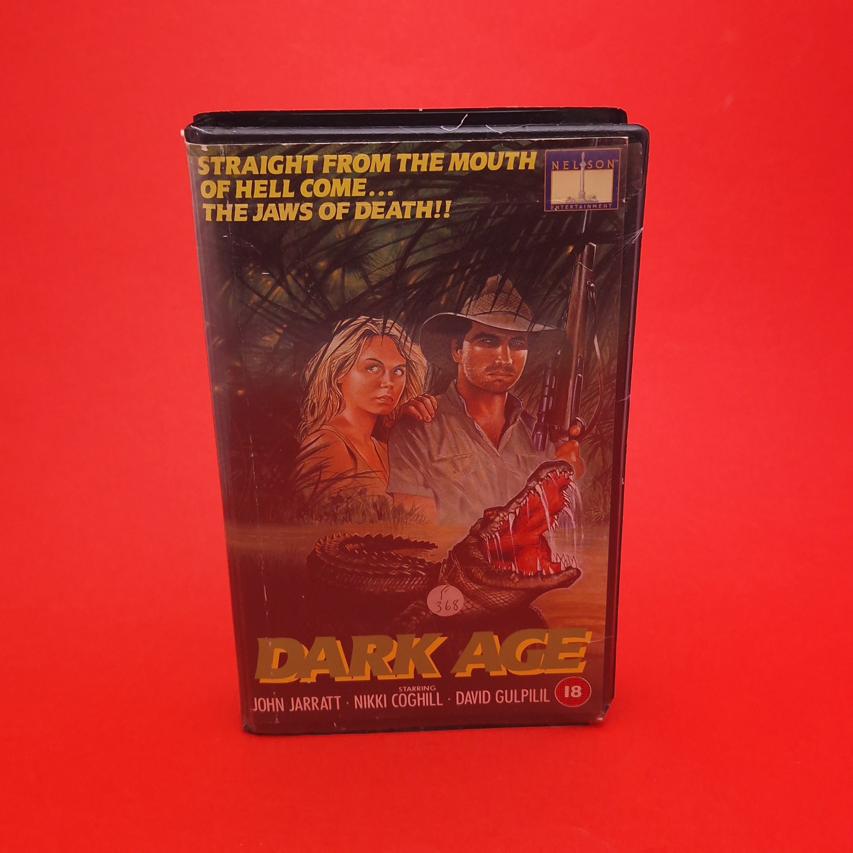 VHS Video ☆ DARK AGE ☆ 80s Big Box Ex Rental Horror 18 Vintage