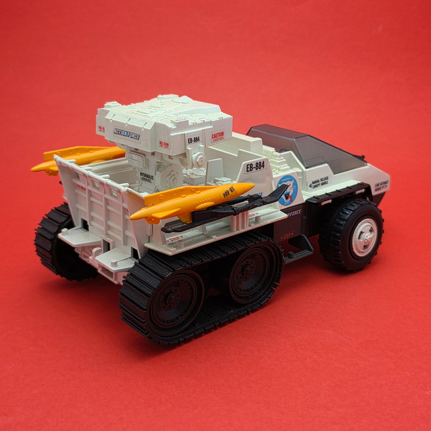 GI JOE ☆ SNOWCAT & FROSTBITE V1 Driver Figure ☆ Action Force Hasbro 1985