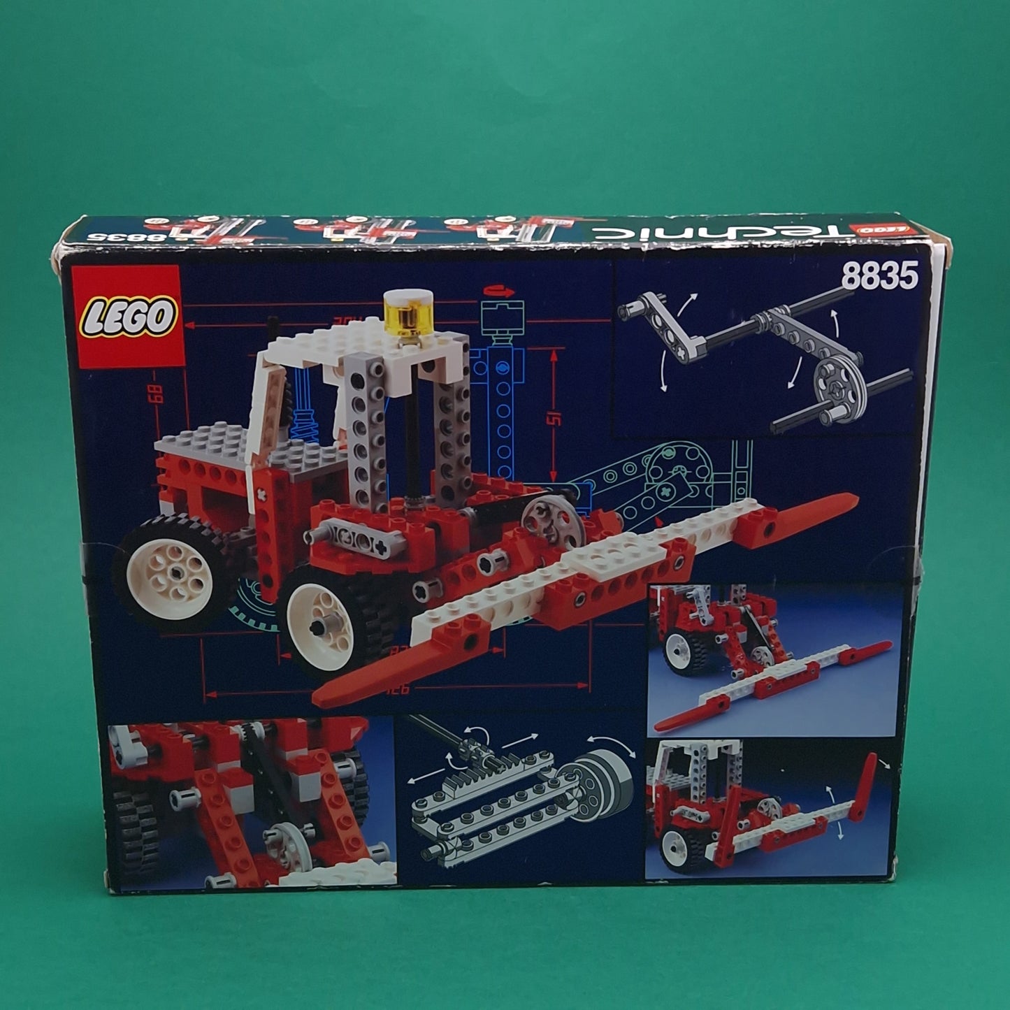 LEGO ☆ 8835 FORKLIFT Technic ☆ Vintage 80s Boxed Instructions