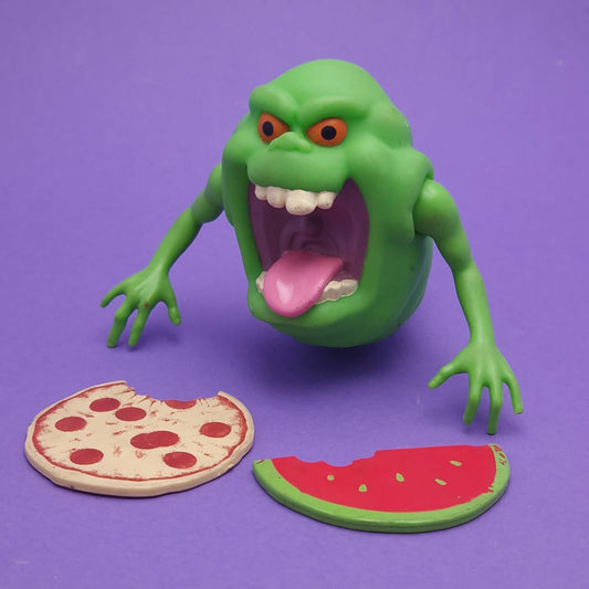 GHOSTBUSTERS ☆ GREEN GHOST SLIMER Food Vintage Figure ☆ Loose 80s Kenner Original