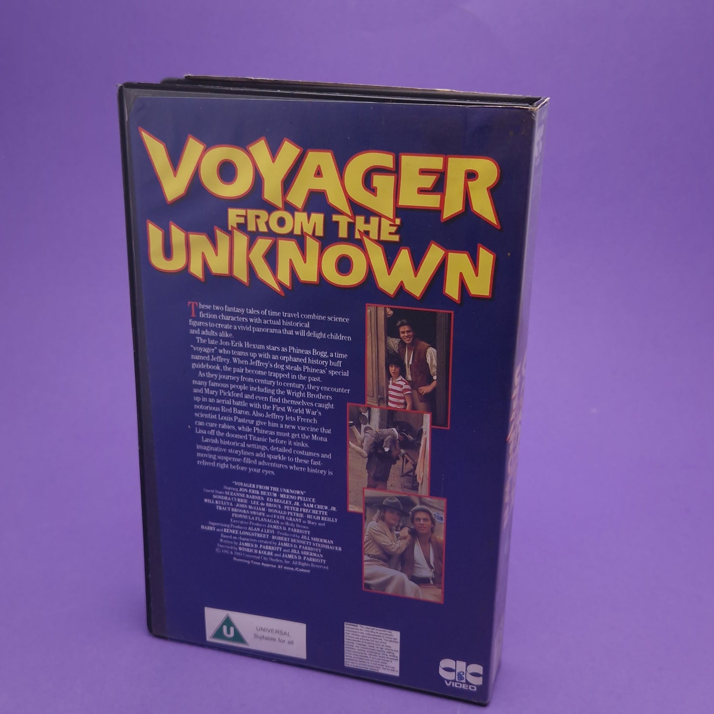 VHS Video ☆ VOYAGER FROM THE UNKNOWN ☆ 80s Big Box Ex Rental Vintage U