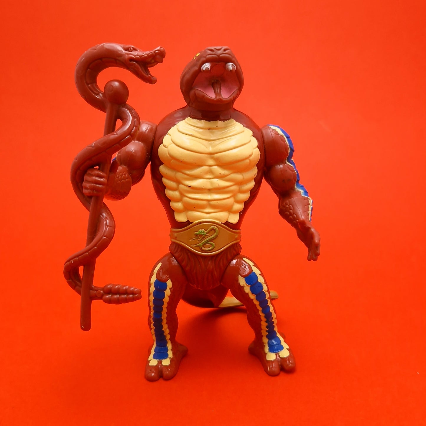 MASTERS OF THE UNIVERSE ☆ RATTLER Complete Vintage Figure ☆ MOTU Loose 80s Mattel Original