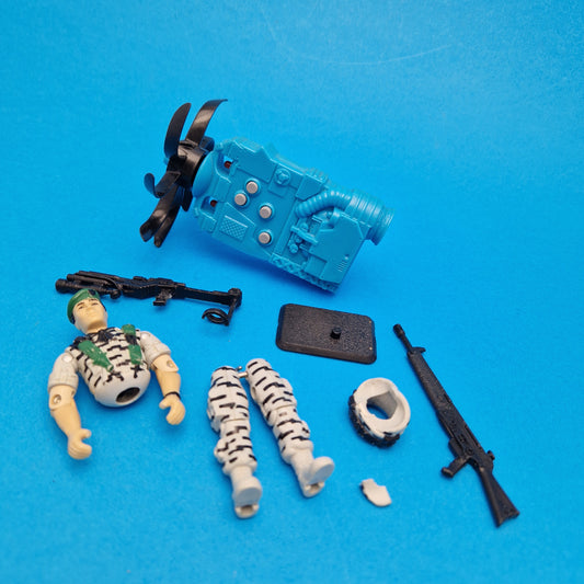 G.I.JOE ☆ Super Sonic Fighters LT. FALCON Complete Vintage Action Figure ☆ Force Hasbro 1992