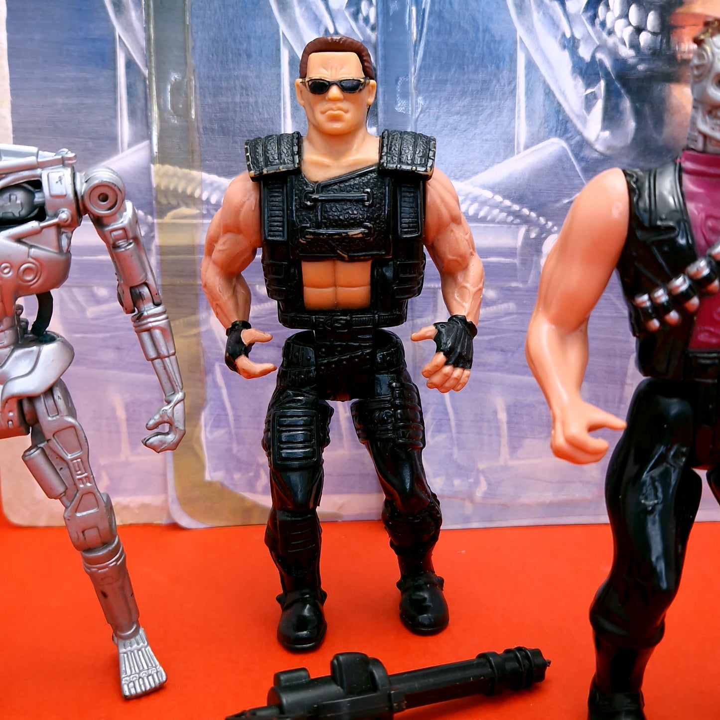 TERMINATOR 2 ☆ SECRET WEAPON BATTLE DAMAGE Bundle Figure ☆ Vintage 90s Kenner Loose