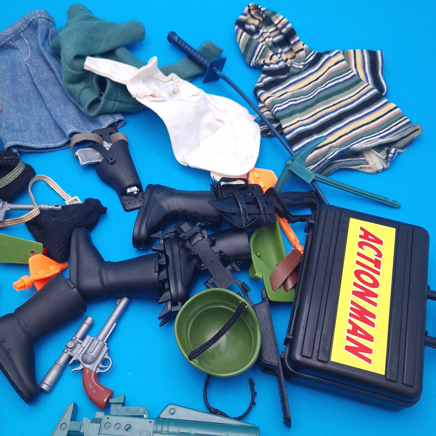ACTION MAN ☆ DUKE SNAKE EYES BUNDLE Figure Doll ☆ Vintage HASBRO Loose 90's