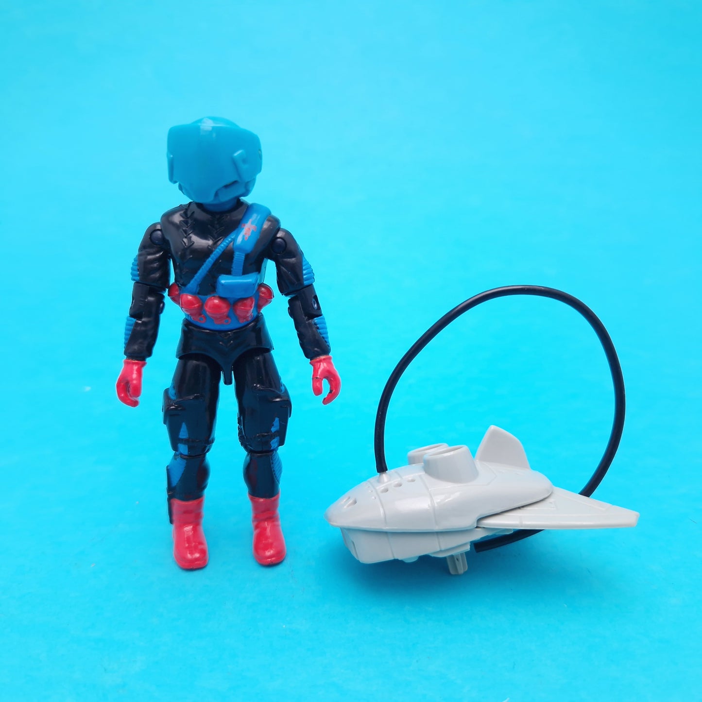 GI JOE ☆ T.A.R.G.A.T Targat Action Figure ☆ Vintage Action Force Hasbro 1989