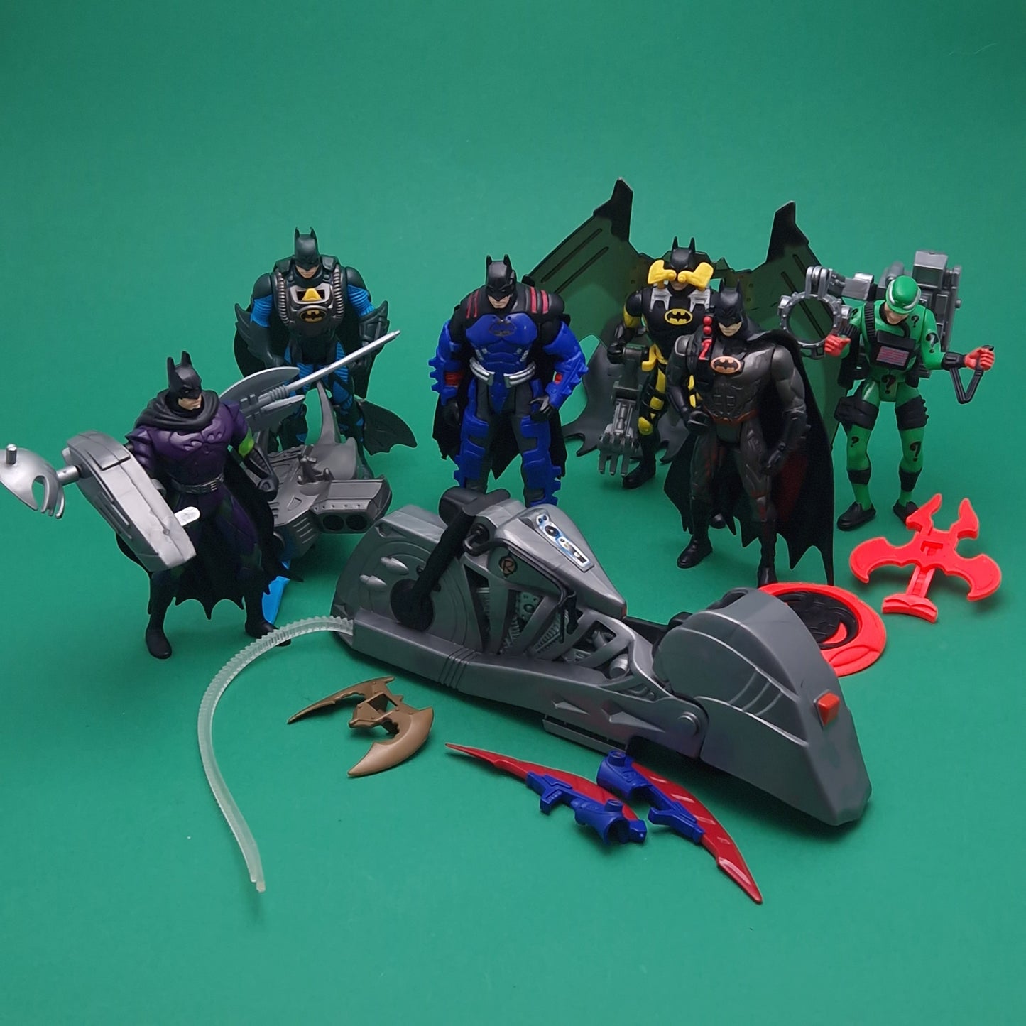 BATMAN FOREVER ☆ 6x Bundle Action Figures ☆ Vintage 90s Kenner