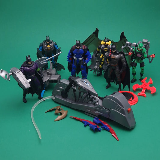 BATMAN FOREVER ☆ 6x Bundle Action Figures ☆ Vintage 90s Kenner