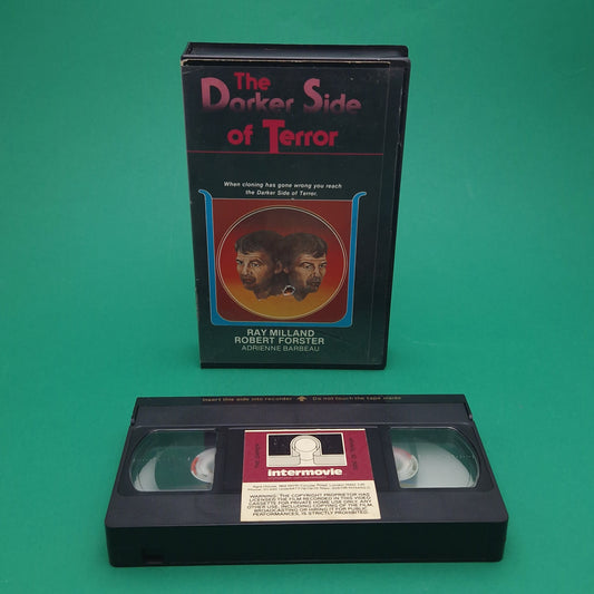 VHS Video ☆ THE DARKER SIDE OF TERROR ☆ Horror PRE CERT Vintage