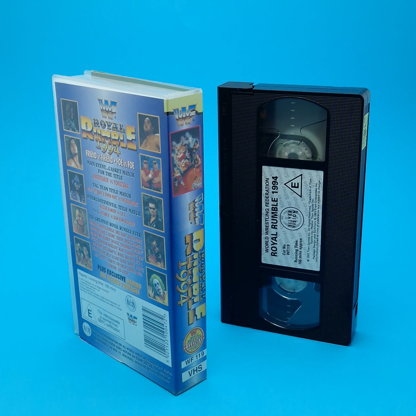 VHS Video ☆ WWF ROYAL RUMBLE 94 UK Tape Cassette ☆ Silver Vision Vintage