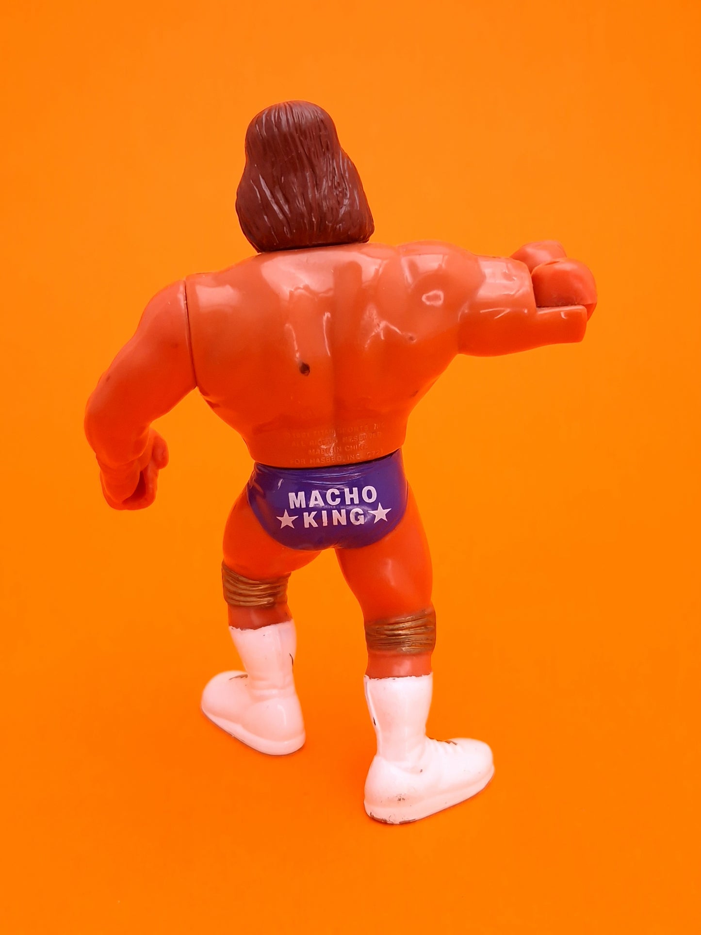 WWF HASBRO MACHO KING RANDY SAVAGE Vintage Wrestling Figure ☆ Original 90s Series 2