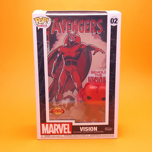 MARVEL ☆ FUNKO POP! VISION #02 Vinyl Figure Comic Covers ☆ Boxed