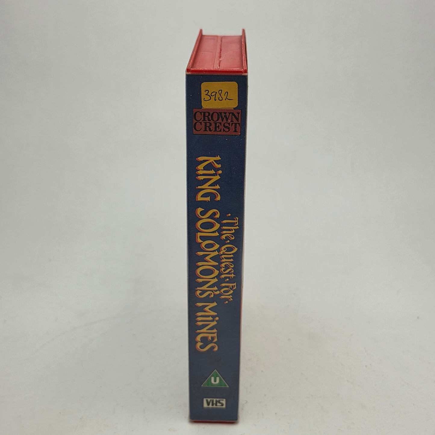 VHS Video ☆ THE QUEST FOR KING SOLOMONS MINES ☆ U Cert Vintage Tape Crown Crest