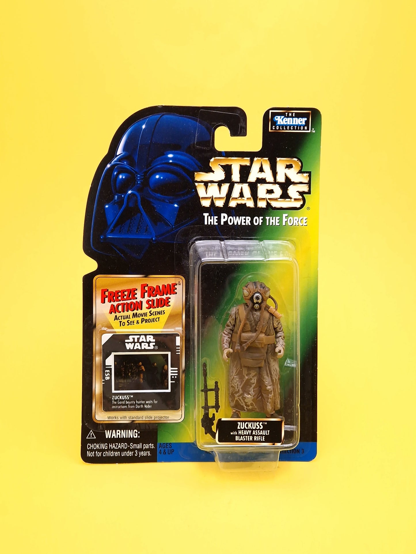 STAR WARS POTF ☆ Freeze Frame ZUCKUSS Figure ☆ MOC Sealed Carded Kenner Power of the Force