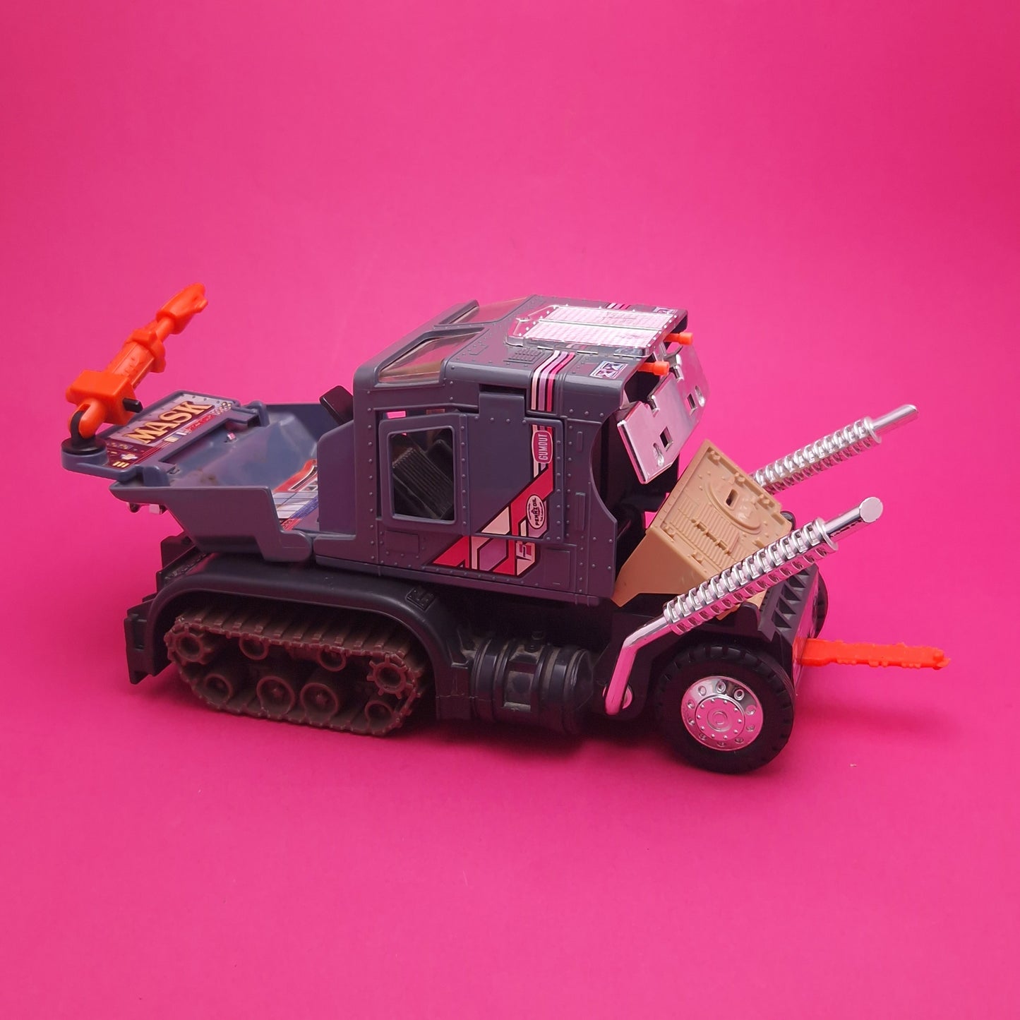 M.A.S.K ☆ BULLDOG / BULLDOZE Boris Buskin ☆ Loose Vintage MASK Kenner 80s