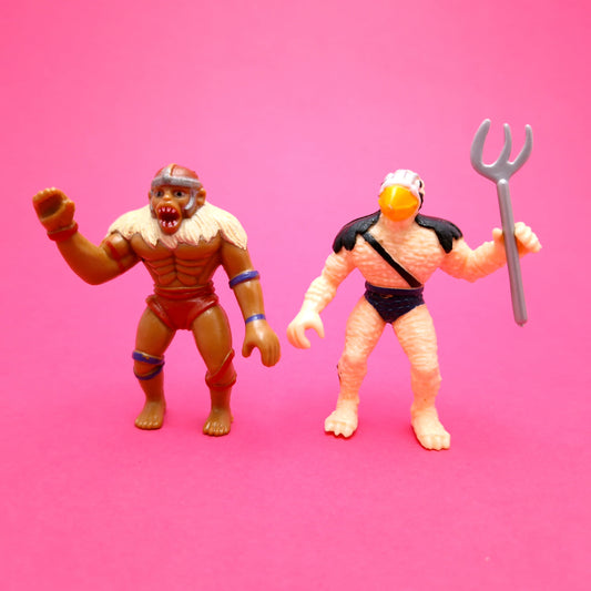 THUNDERCATS ☆ MONKIAN & VULTUREMAN miniatures Mini Figure ☆ Vintage Original 80s Loose