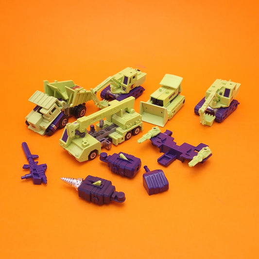 TRANSFORMERS G1 ☆ DEVASTATOR CONSTRUCTICONS Figures Bundle ☆ Robot Vintage Original 80s