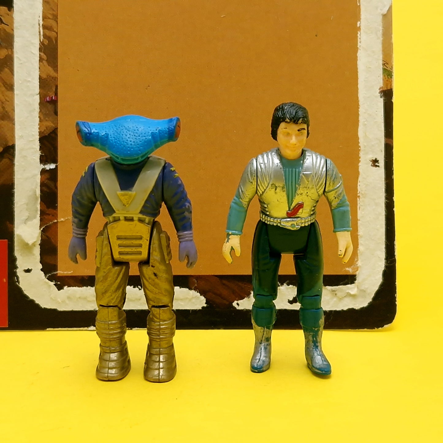 DINO RIDERS ☆ Six-Gill and Orion Double pack Action Figures ☆ Vintage TYCO 80s