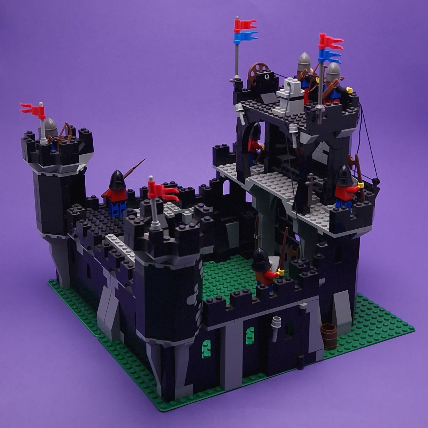 LEGO ☆ 6085 BLACK MONARCHS CASTLE KNIGHTS Mini Figure ☆ 80s