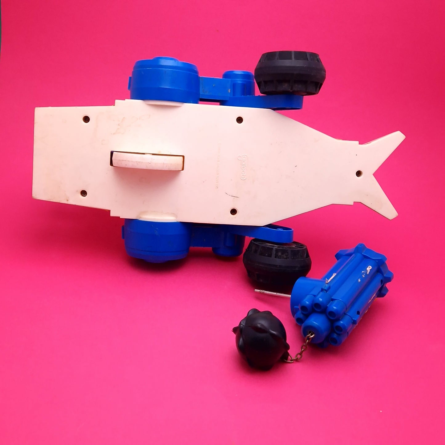 INFACEABLES ☆ THE INCREDIBLE THRASHER Vintage Action Figure Vehicle ☆ Galoob 80s