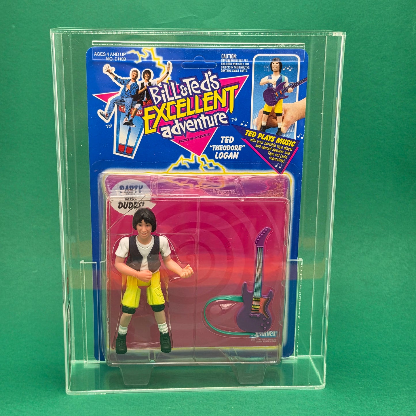 BILL & TEDS EXCELLENT ADVENTURE ☆ GRADED UKG 85 Figure ☆ MOC Carded Sealed Kenner 1991