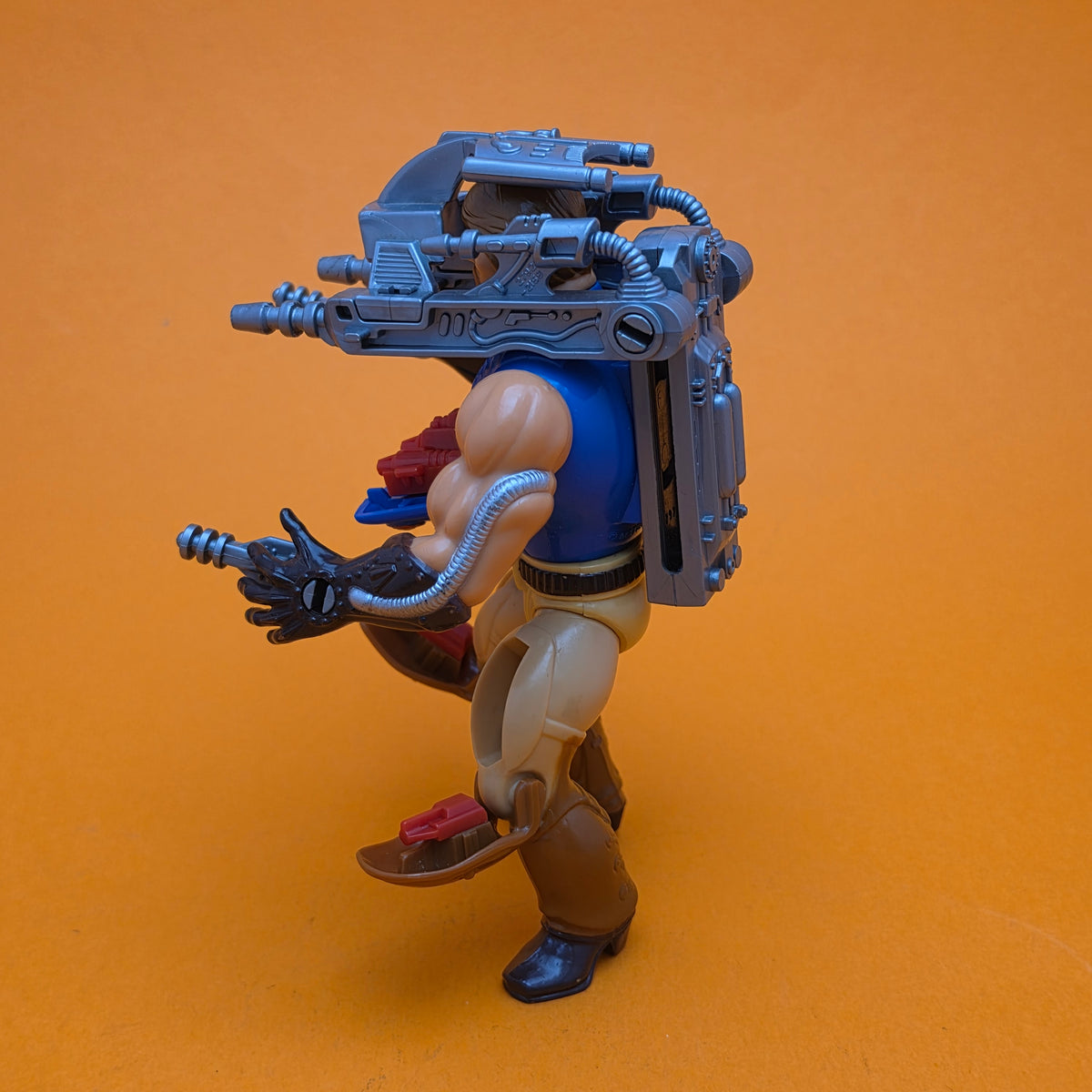 MASTERS OF THE UNIVERSE ☆ RIO BLAST Complete Vintage Figure ☆ MOTU Loose 80s Mattel