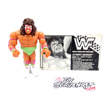 Load image into Gallery viewer, WWF HASBRO ☆ ULTIMATE WARRIOR Vintage Wrestling Figure ☆ Bio Card Original 90s Series 1
