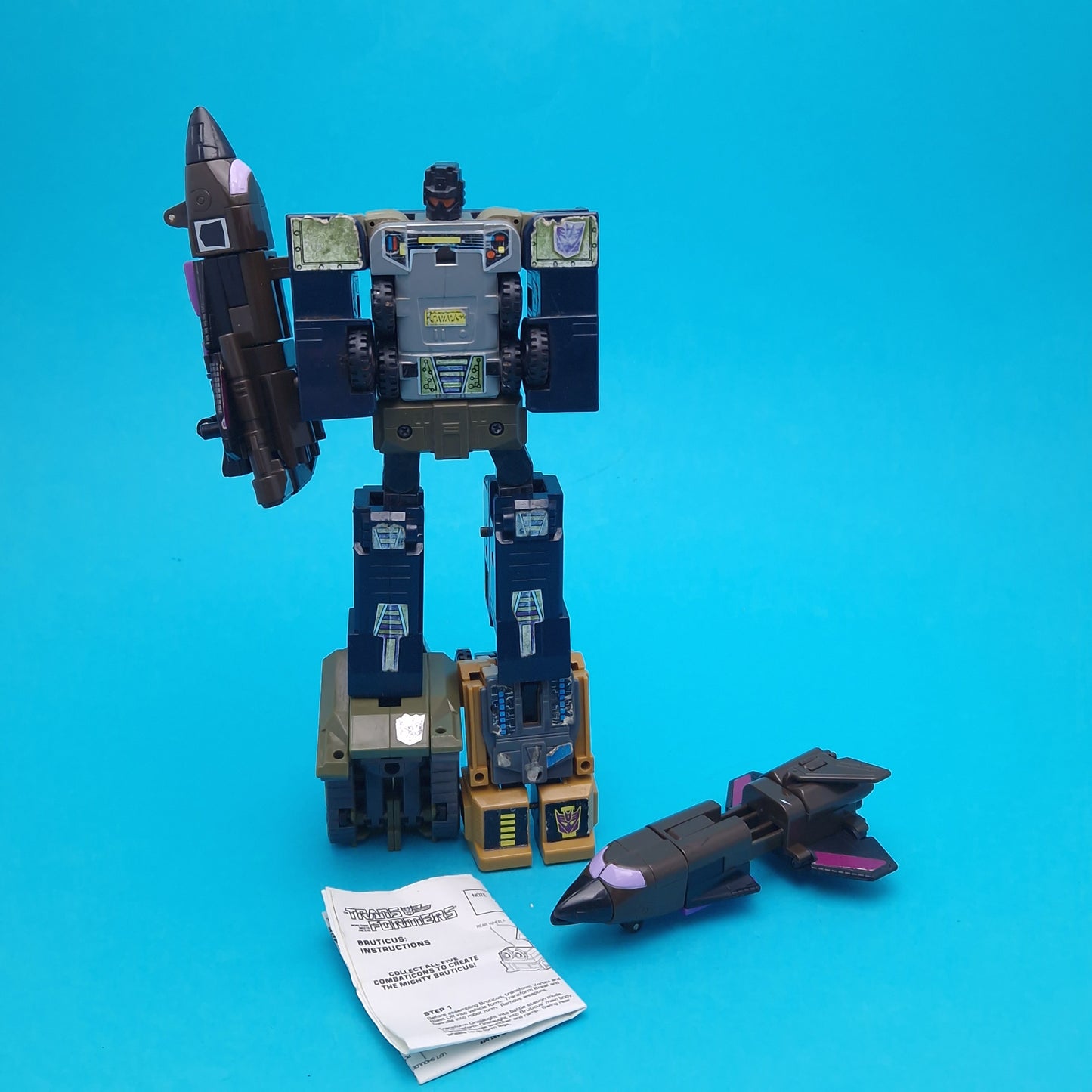 TRANSFORMERS G1 ☆ Combiners COMBATICONS BRUTICUS Parts Figure ☆ 1986 Robot Vintage