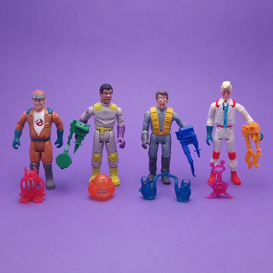 GHOSTBUSTERS ☆ FRIGHT FEATURES SET OF 4 Vintage Figure ☆ 80s Kenner