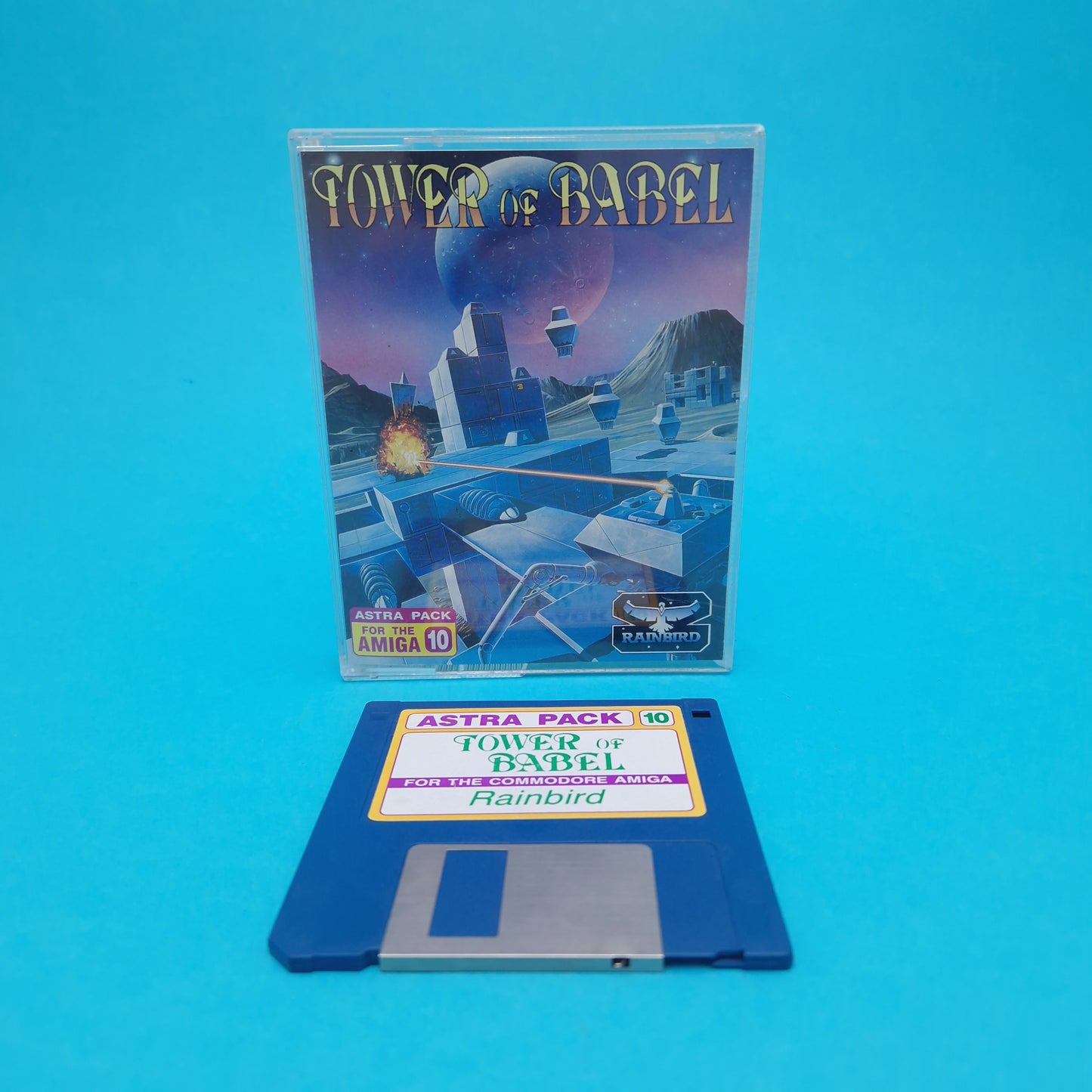 AMIGA ☆ TOWER OF BABEL SILICA Astra Pack ☆ Rainbird Vintage Retro Game Original