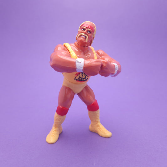 WWF HASBRO ☆ HULK HOGAN Bear Hug Vintage Wrestling Figure ☆ Original 90s Series 2