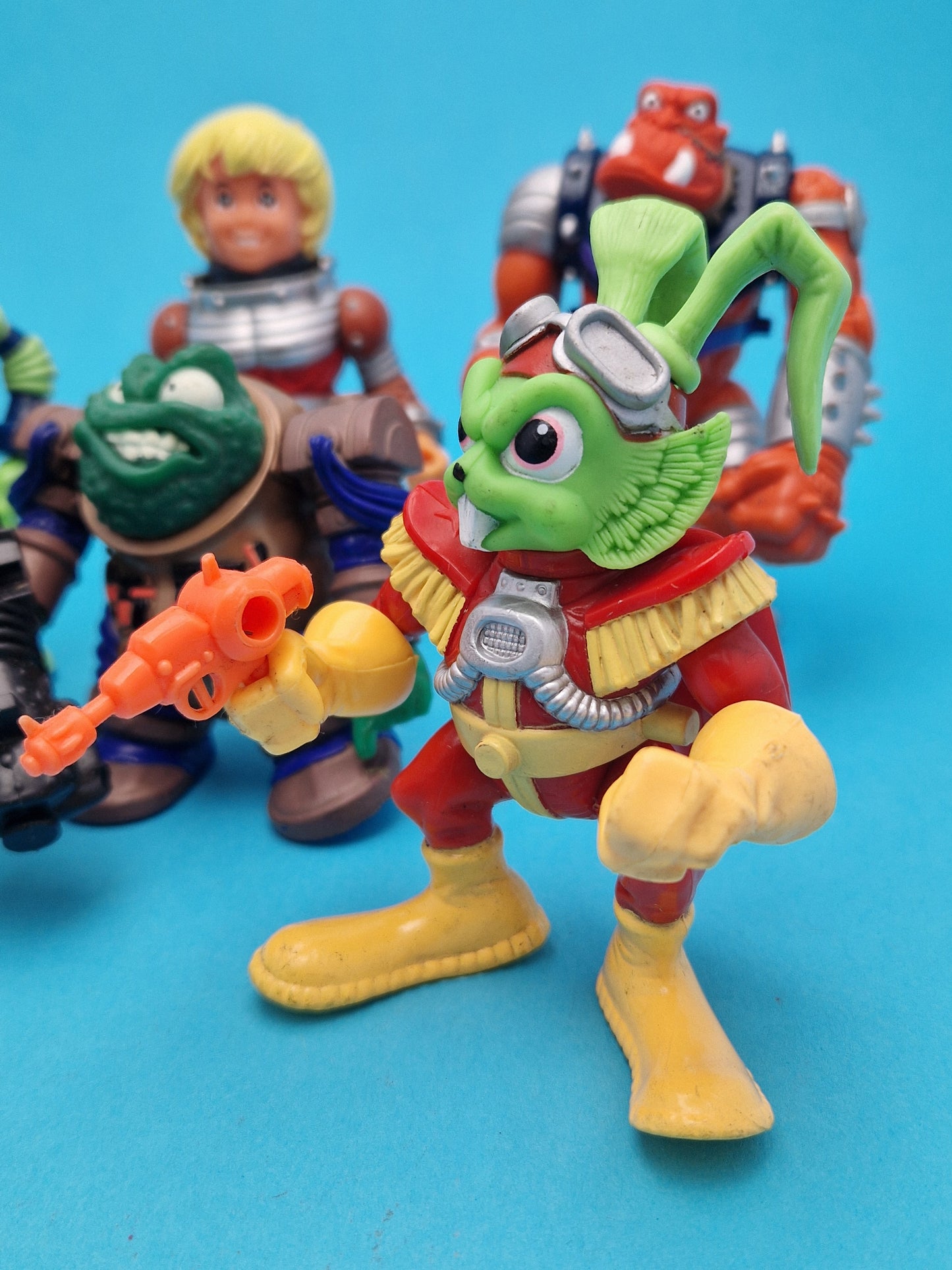 BUCKY O'HARE ☆ BUNDLE x6 AL NEGATOR STORM TOAD TROOPER Figure ☆ Loose Vintage Hasbro 90s