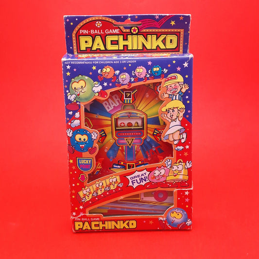 PACHINKO ☆ PIN-BALL Machine Handheld Game ☆ 1990 BOXED Original Vintage