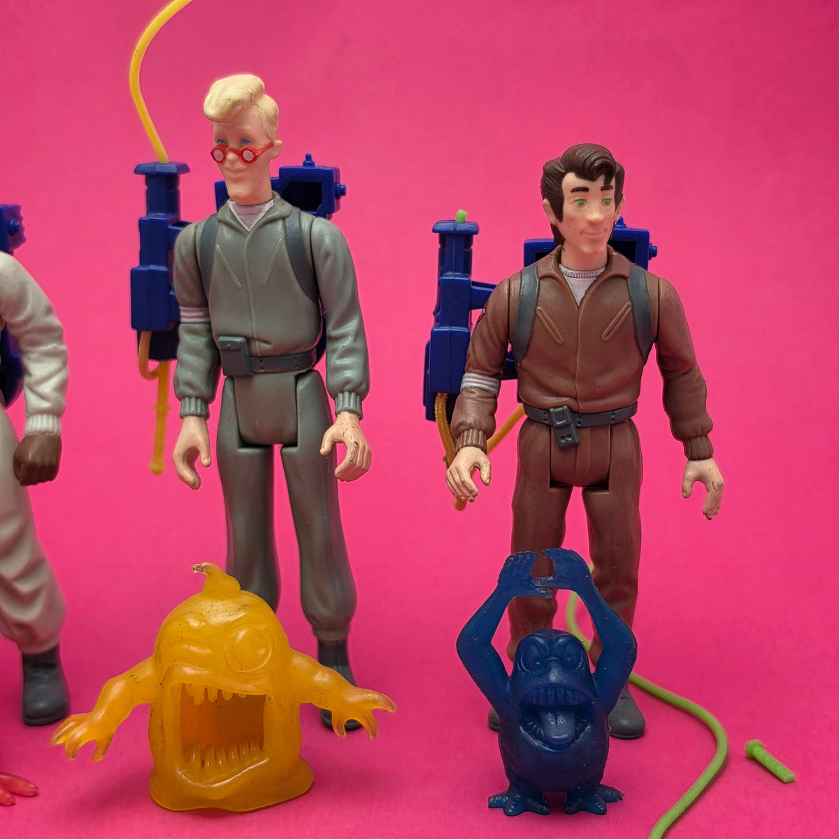 GHOSTBUSTERS ☆ ORIGINAL SET OF 4 Vintage Figure ☆ Loose 80s Kenner Complete