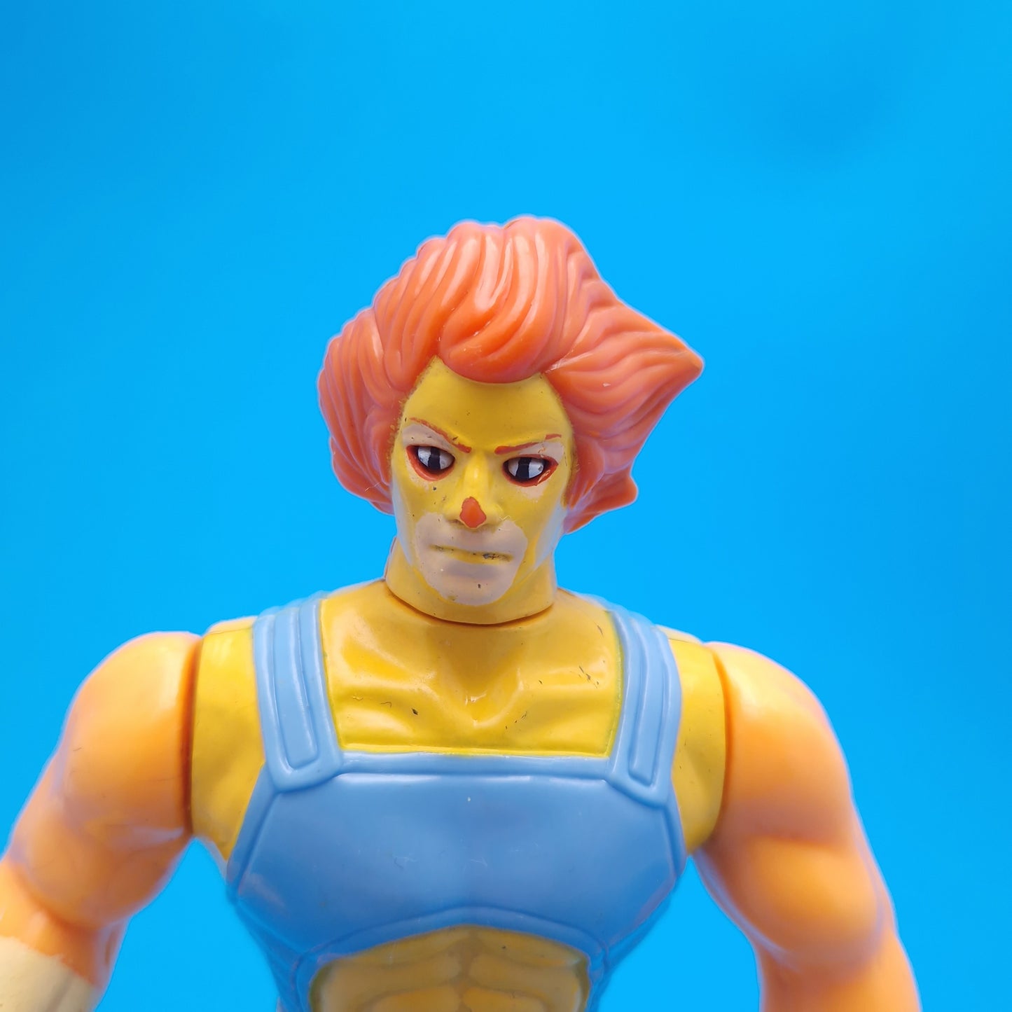 THUNDERCATS ☆ ORANGE HAIR Variant LION O Action Figure ☆ Vintage LJN Original 80s Loose Liono