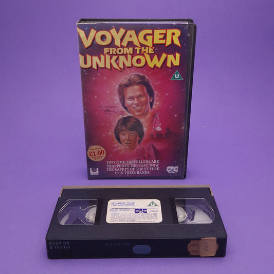 VHS Video ☆ VOYAGER FROM THE UNKNOWN ☆ 80s Big Box Ex Rental Vintage U