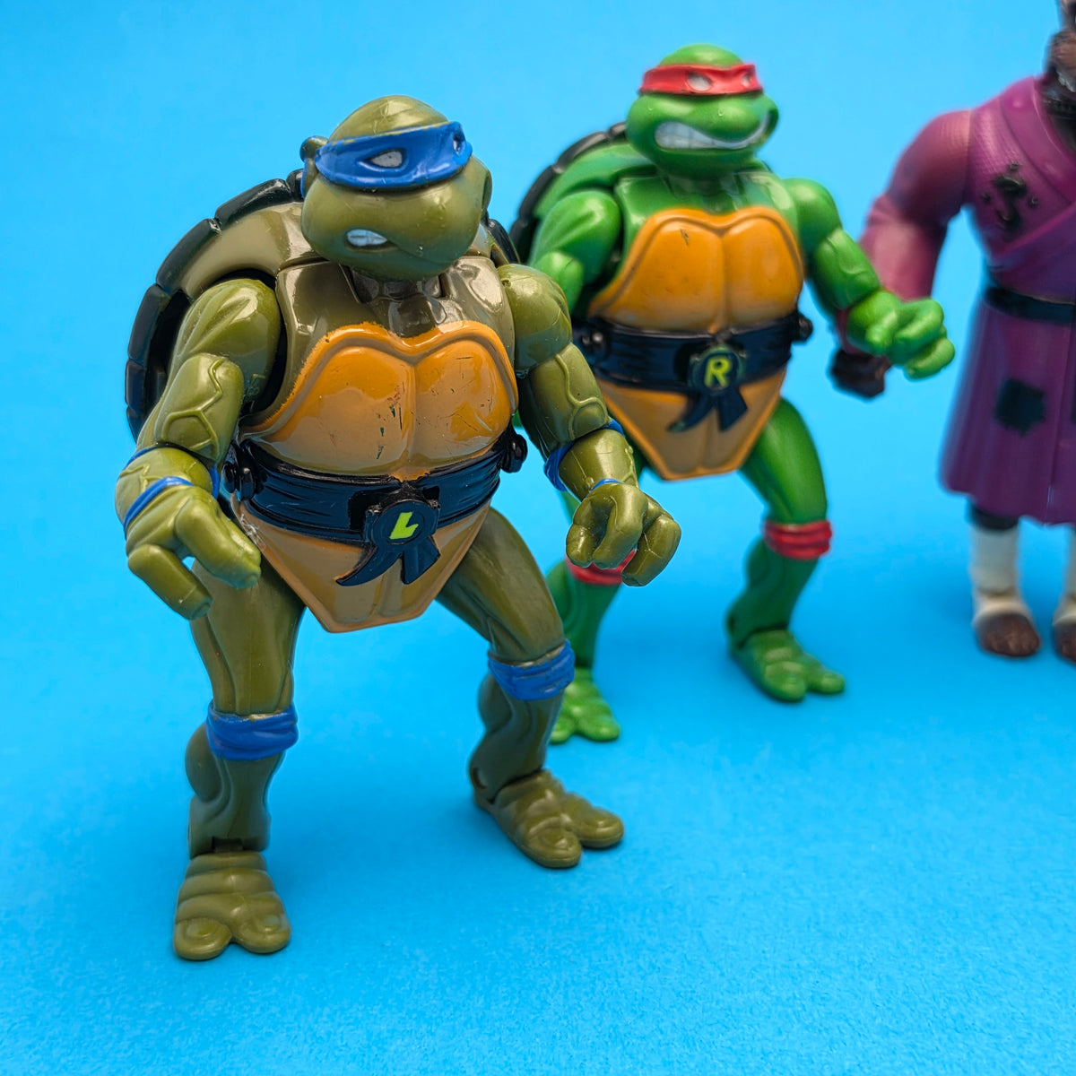 TEENAGE MUTANT NINJA TURTLES ☆ SPLINTER RAPH LEO DON MICKEY Mutatin Mutations Figure ☆ Vintage