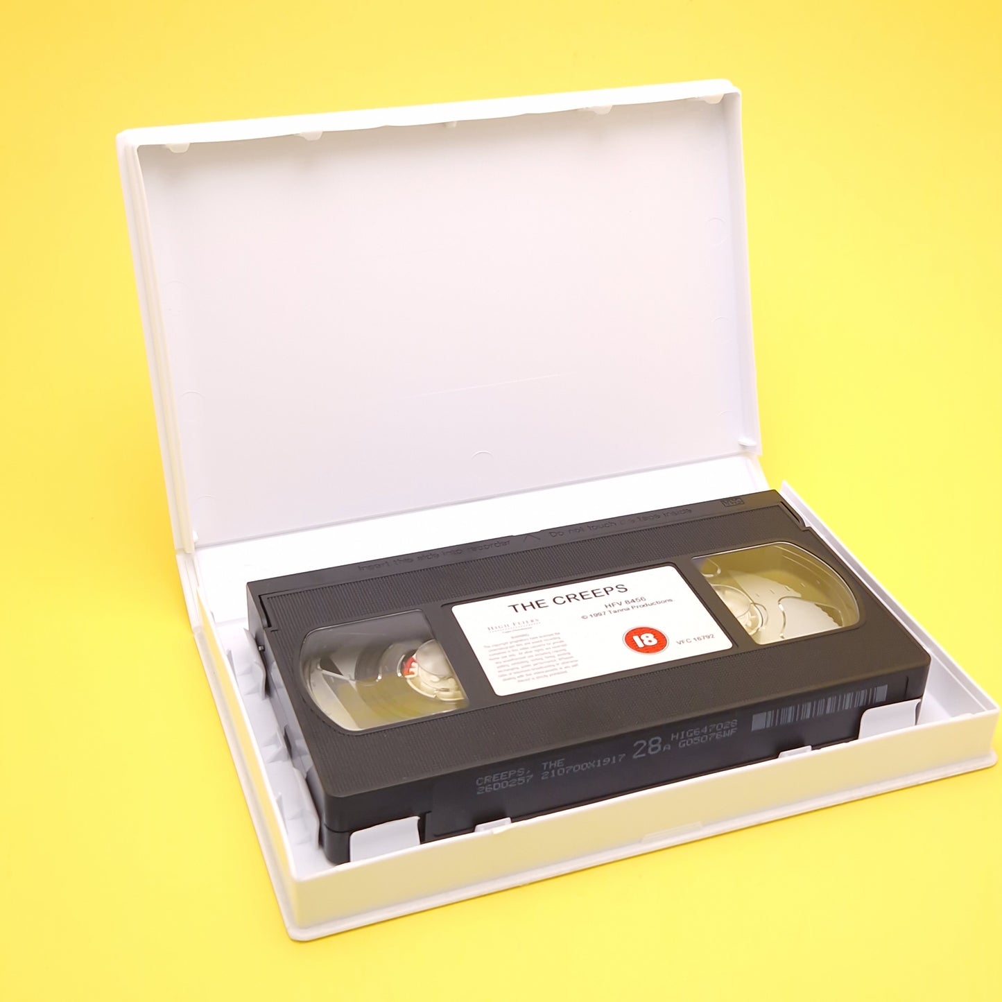 VHS Video ☆ THE CREEPS ☆ 90s Big Box Ex Rental Horror 18 Vintage