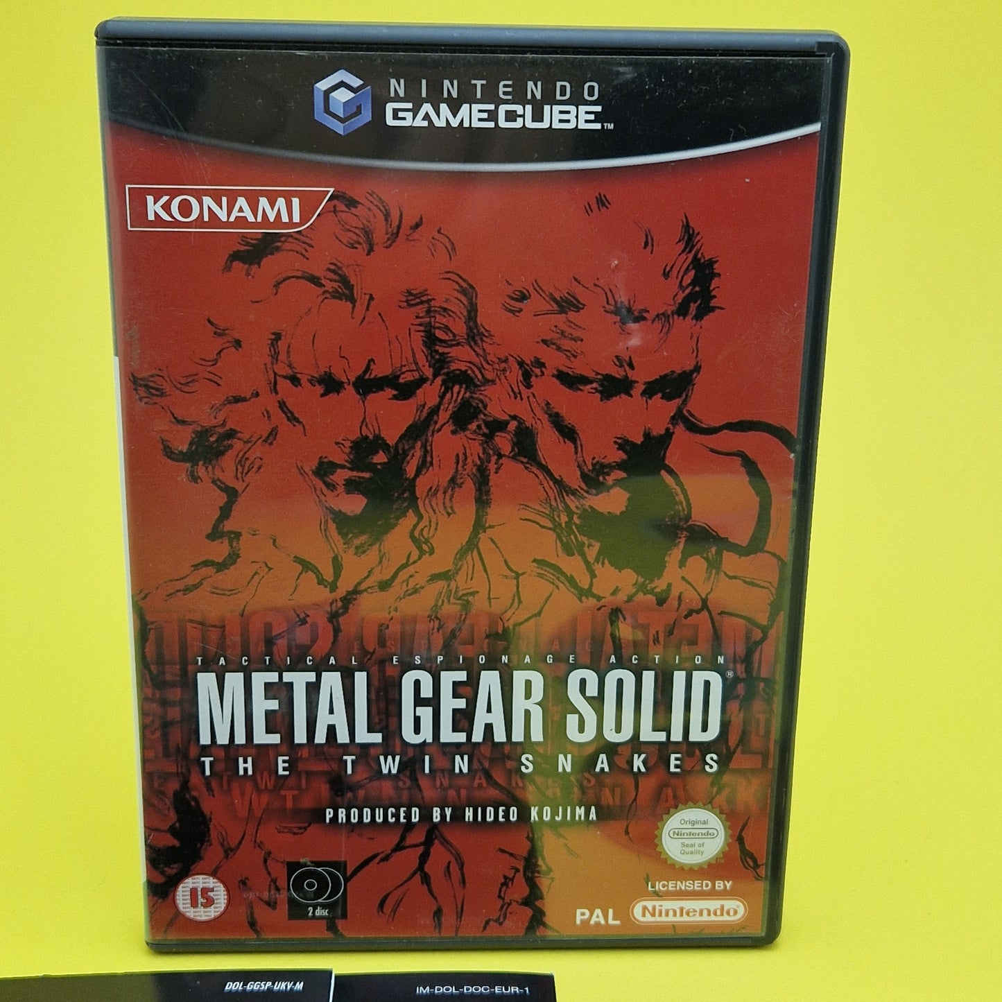 NINTENDO GAMECUBE ☆ METAL GEAR SOLID THE TWIN SNAKES ☆ Retro Boxed & Manual