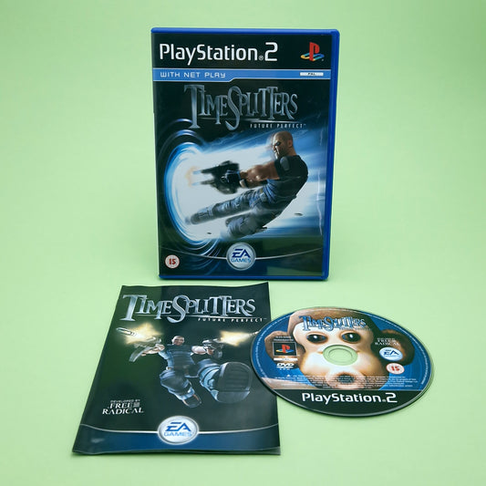 PLAYSTATION 2 ☆ TIMESPLITTERS FUTURE PERFECT ☆ Vintage Retro Game Boxed & Manual PAL PS2